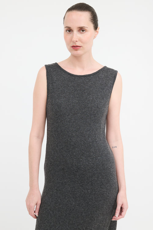 Sarah Pacini Alpaca & Wool Knit Dress