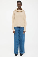 Sarah Pancini Mohair Turtleneck Sweater