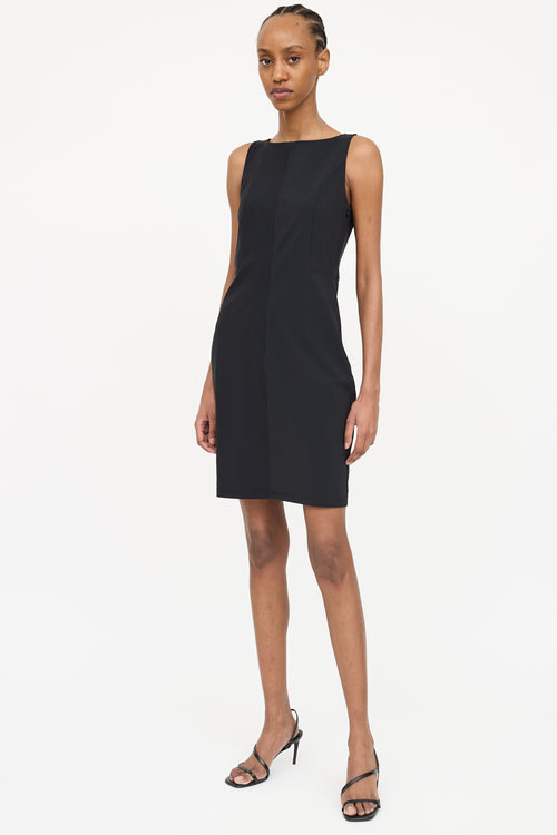 Sarah Pacini Sleeveless Stretch Draped Dress