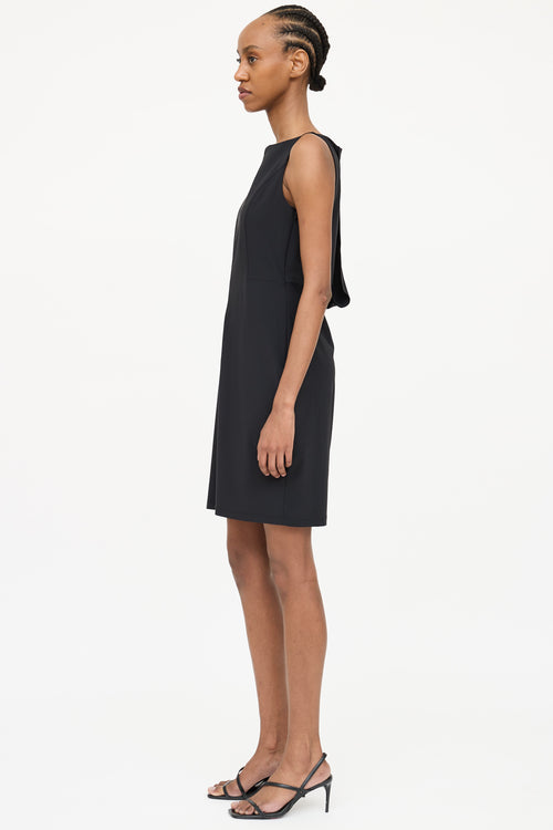 Sarah Pacini Sleeveless Stretch Draped Dress