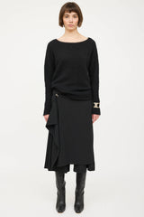 Sarah PanciniMohair Knit Striped Sweater