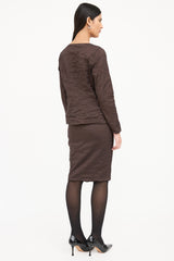 Sarah Pacini Sparkle Skirt & Top Set