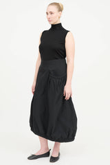 Sarah Pacini Pocket Balloon Skirt