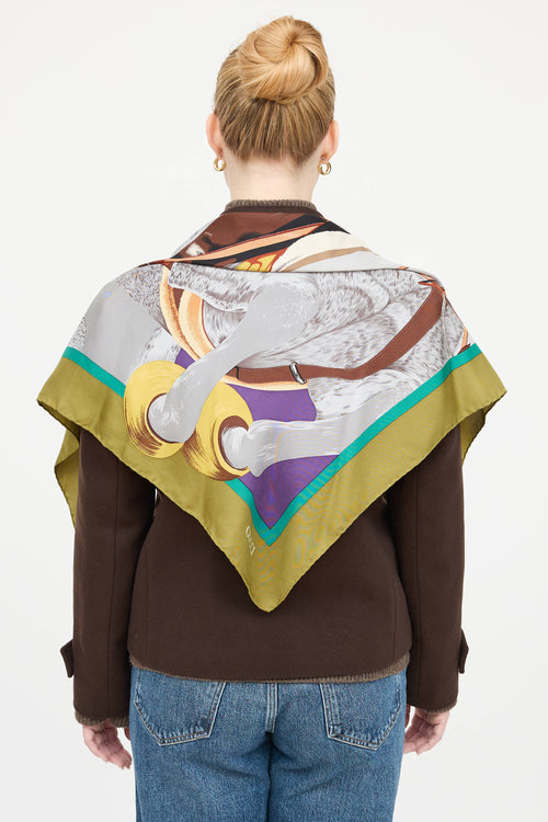 Gucci Silk Equestrian Scarf