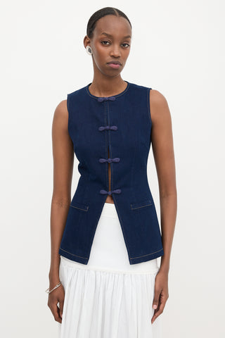 Sau Lee Denim Denver Vest