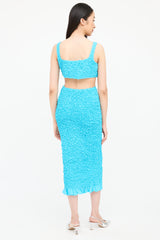 Saylor Ruched Cut Out Dress