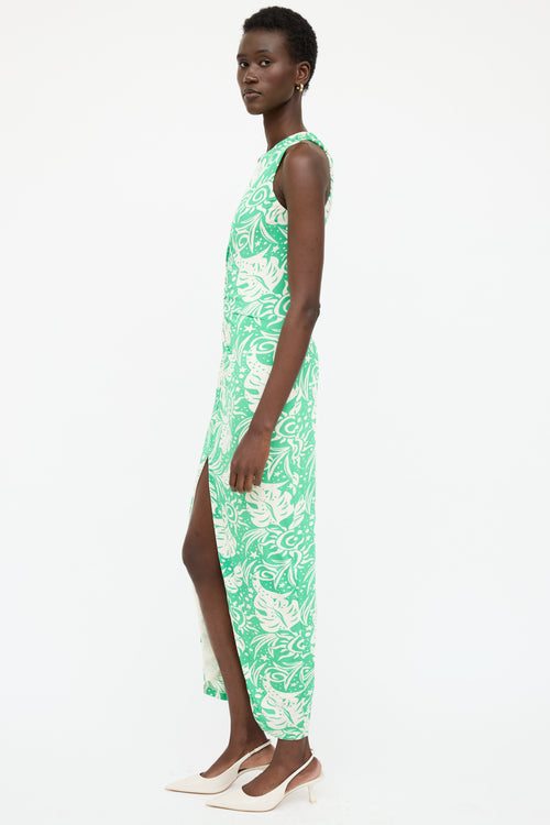 Saylor One Shoulder Printed Dress