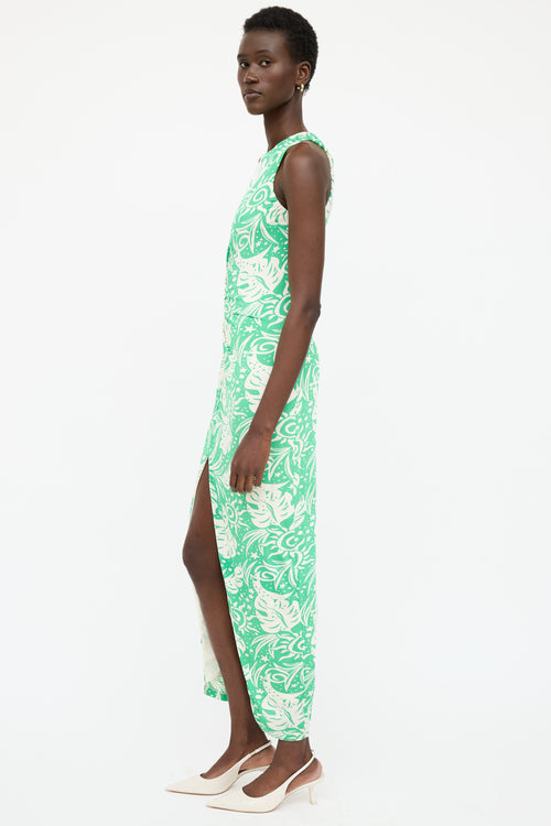 Saylor One Shoulder Printed Dress