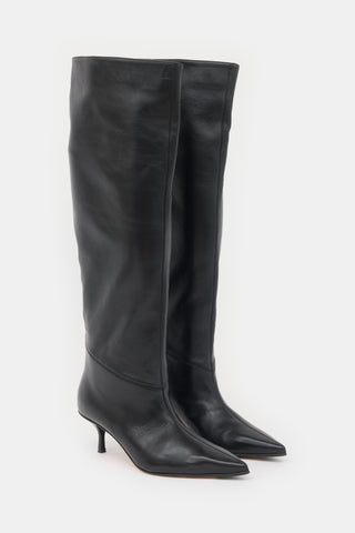 Scarosso Leather Barbara Knee Boot