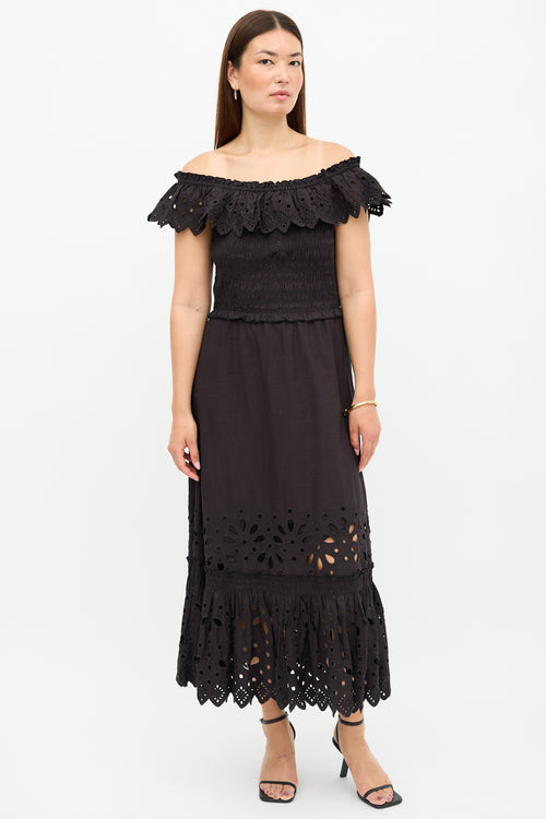 Sea Eyelet Hazel Dress