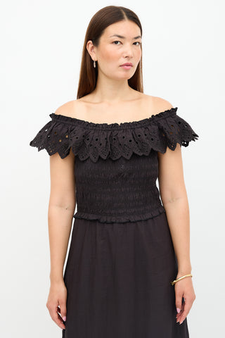 Sea Eyelet Hazel Dress