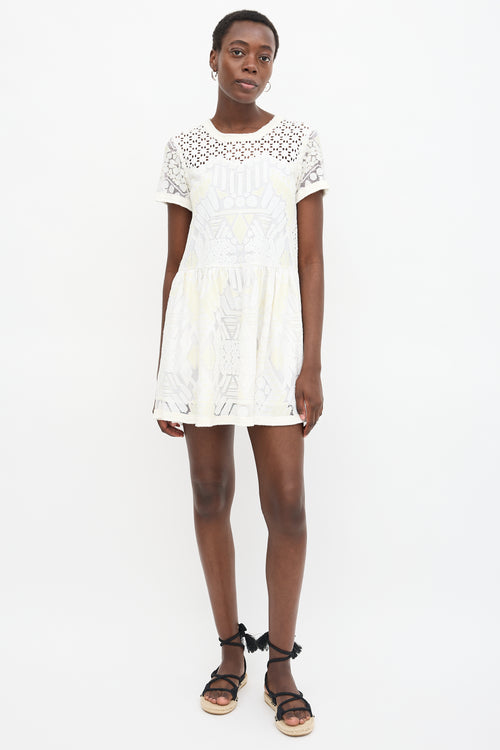 Sea Mesh Eyelet Dress
