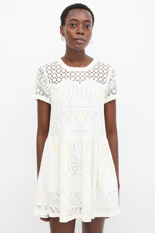 Sea Mesh Eyelet Dress