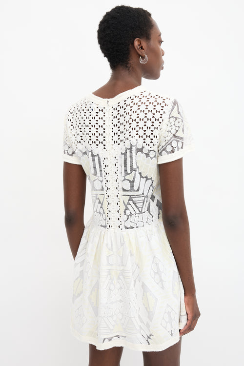 Sea Mesh Eyelet Dress