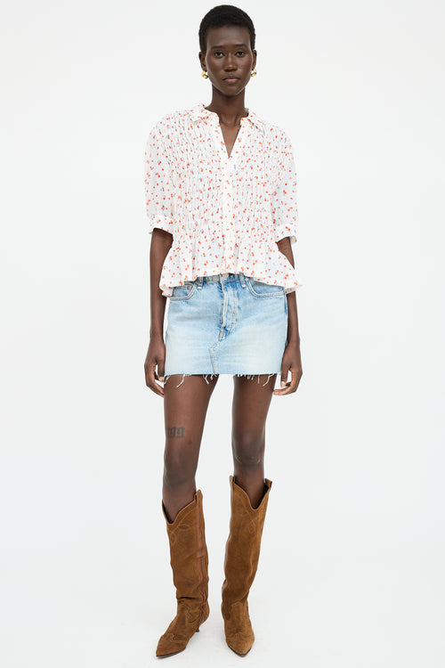 See By Chloé Printed Smock Top