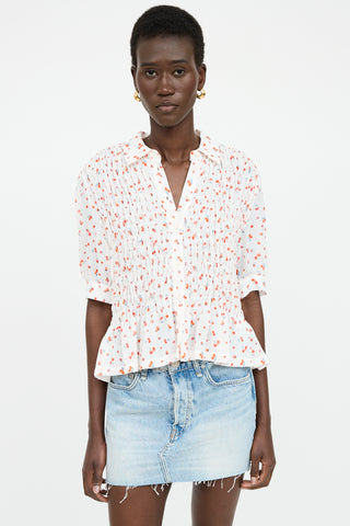 See By Chloé Printed Smock Top
