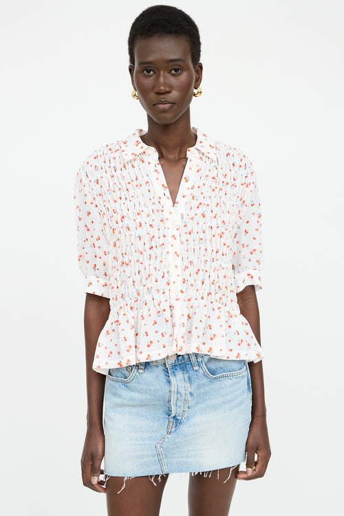 See By Chloé Printed Smock Top