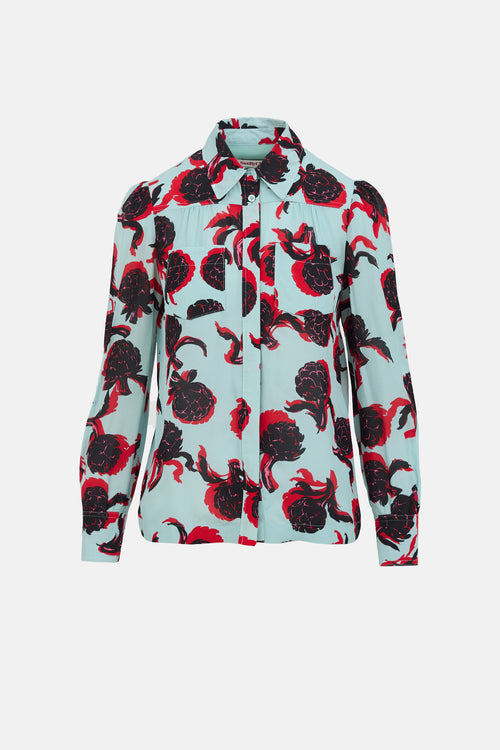 See By Chloé Floral Blouse