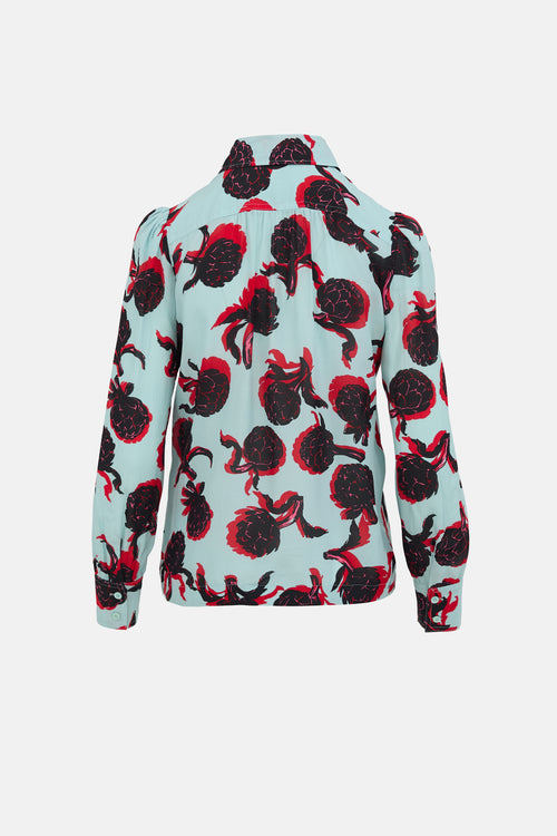 See By Chloé Floral Blouse