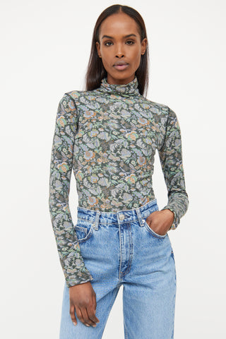 See By Chloè Multi Colour Floral Long Sleeve Top