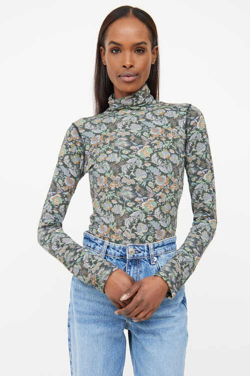 See By Chloè Multi Colour Floral Long Sleeve Top