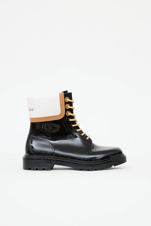 See by Chloé Rubber Combat Boot