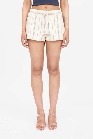 See By Chloé Striped Mini Short