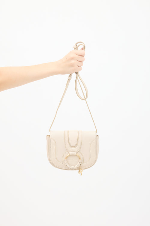 See by Chloé Beige Leather Hana Crossbody Bag