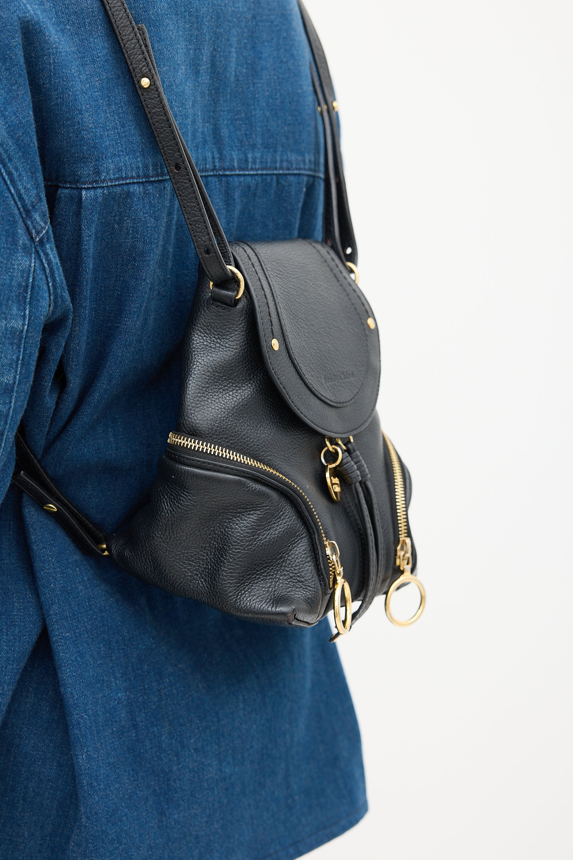 See By Chloé // Black Leather Olga Backpack – VSP Consignment See By Chloé // Black Leather Olga Backpack – VSP Consignment