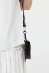See by Chloé Black & Multicolour Kriss Floral Leather Bag