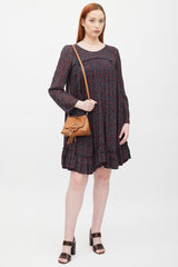 See by Chloé Brown Leather Mini Joan Crossbody Bag