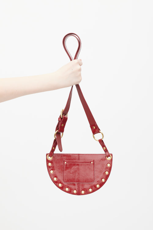 See by Chloé Red Patent Leather Kriss Bag