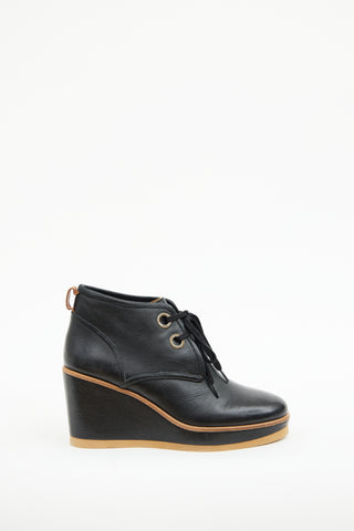 See by Chloé Black Wedge Bootie