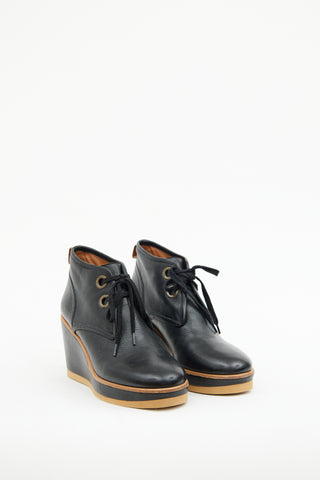 See by Chloé Black Wedge Bootie