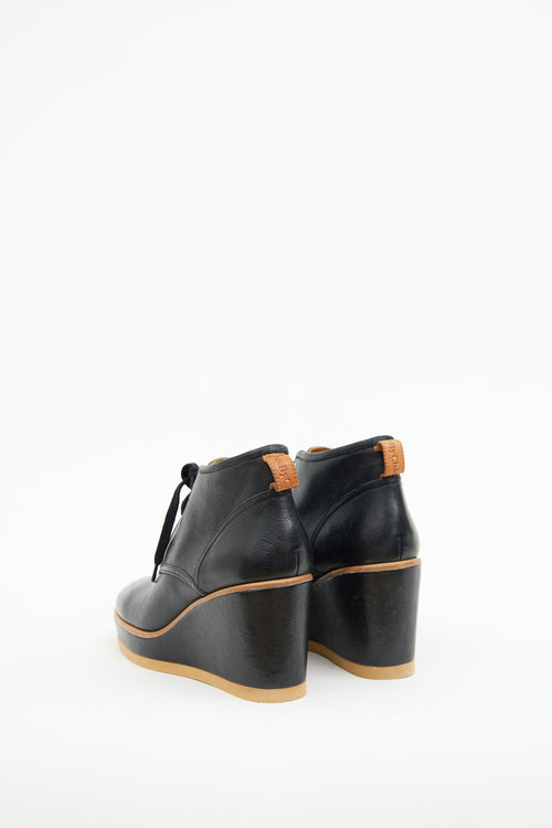 See by Chloé Black Wedge Bootie