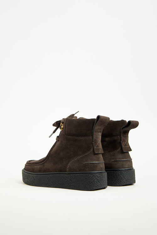 See by Chloé Dark Brown Suede Jille Boot