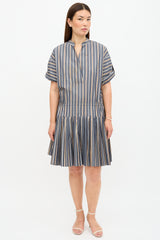 See By Chloé Poplin Stripe Dress