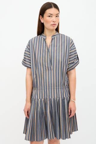 See By Chloé Poplin Stripe Dress