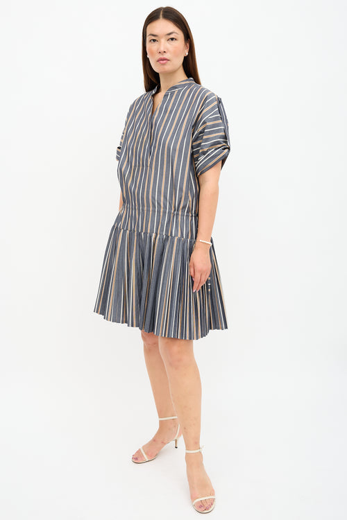 See By Chloé Poplin Stripe Dress