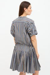 See By Chloé Poplin Stripe Dress