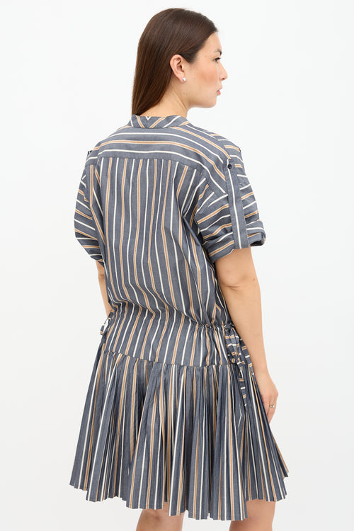 See By Chloé Poplin Stripe Dress
