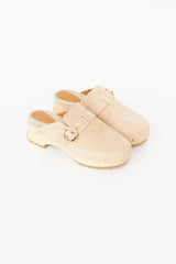 See by Chloé Beige Suede Viviane Clog Mule