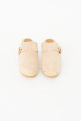 See by Chloé Beige Suede Viviane Clog Mule