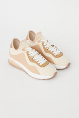 See by Chloé Brown & Cream Brett Sneaker