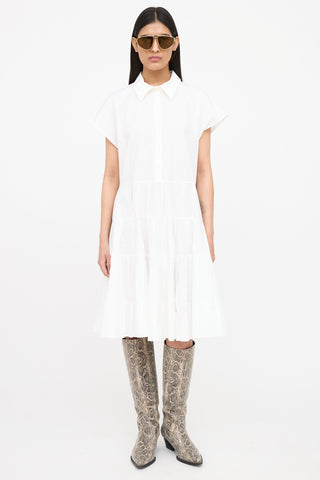 See By Chloé Tiered Shirt Dress