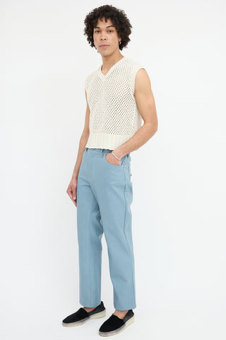 Séfr Faux Leather Trouser