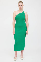 Self-Portrait Knit One Shoulder Dress