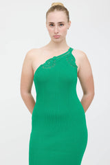 Self-Portrait Knit One Shoulder Dress