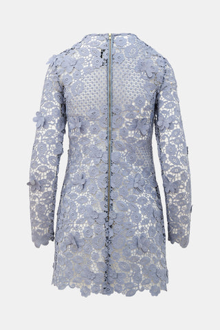 Self-Portrait 3D Floral Guipure Dress