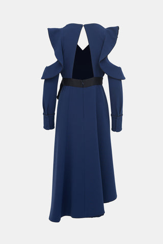 Self-Portrait Asymmetrical Cold Shoulder Dress
